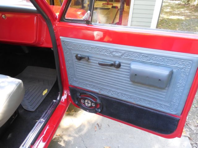 1968 Red Chevrolet C-10 Standard Cab Pickup