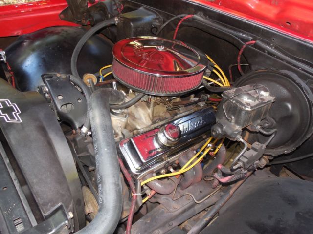 1968 Red Chevrolet C-10 Standard Cab Pickup