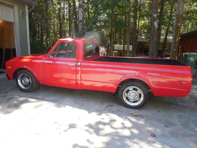 1968 Red Chevrolet C-10 Standard Cab Pickup
