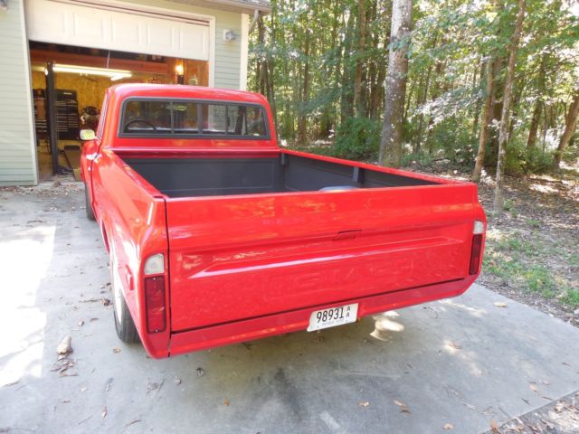 1968 Red Chevrolet C-10 Standard Cab Pickup