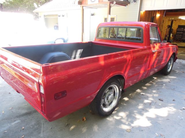 1968 Red Chevrolet C-10 Standard Cab Pickup