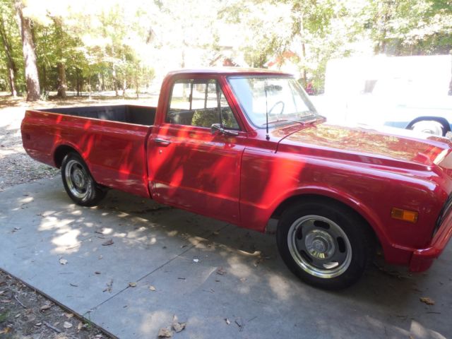 1968 Red Chevrolet C-10 Standard Cab Pickup
