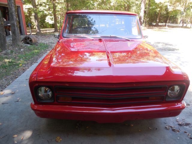 1968 Red Chevrolet C-10 Standard Cab Pickup