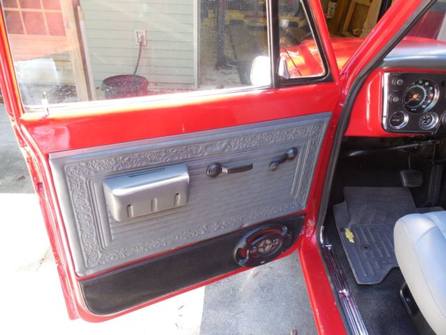 1968 Red Chevrolet C-10 Standard Cab Pickup