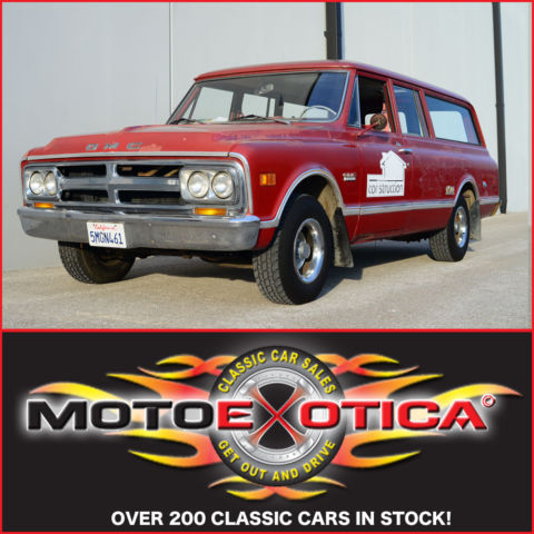 1968 Cordovan Maroon GMC Suburban SUV