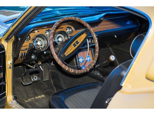1968 Gold Ford Mustang