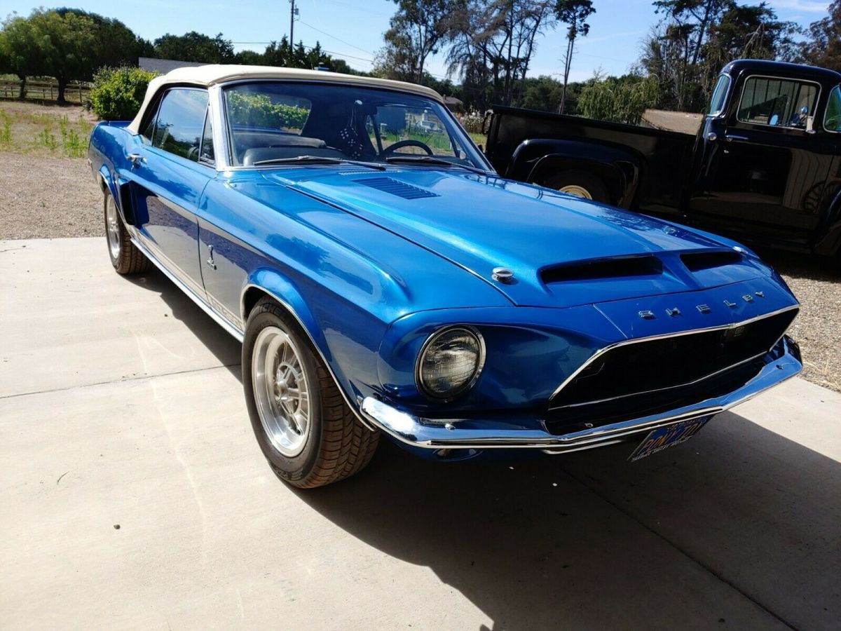 1968 Acapulco Blue Ford Mustang Convertible