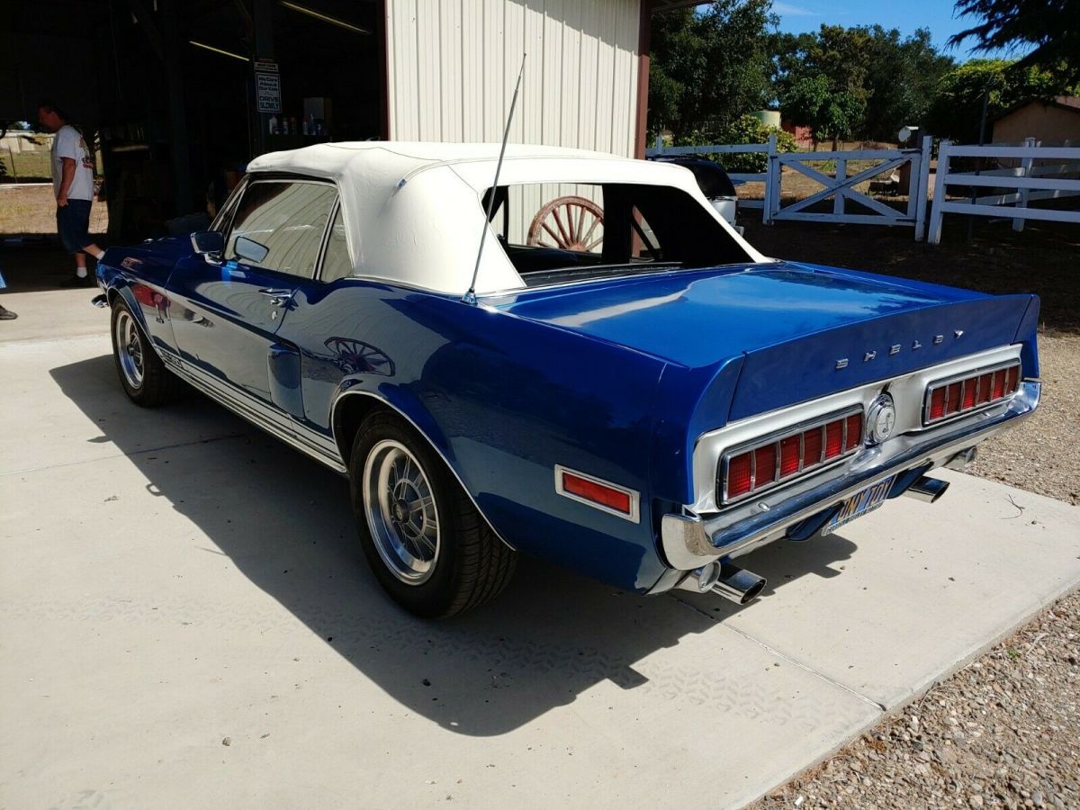 1968 Acapulco Blue Ford Mustang Convertible