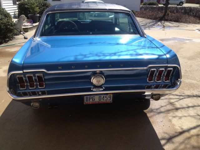 1968 Blue Ford Mustang Coupe