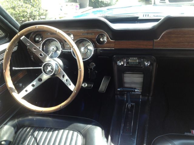1968 Blue Ford Mustang Coupe