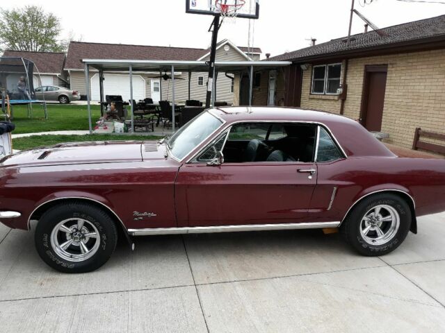 1968 Red Ford Mustang Coupe