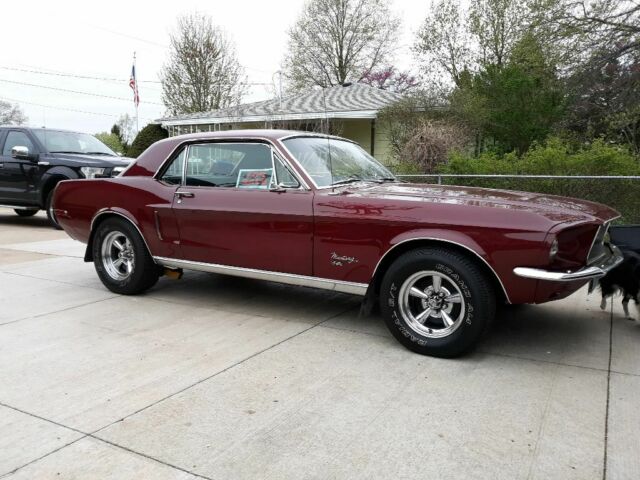 1968 Red Ford Mustang Coupe