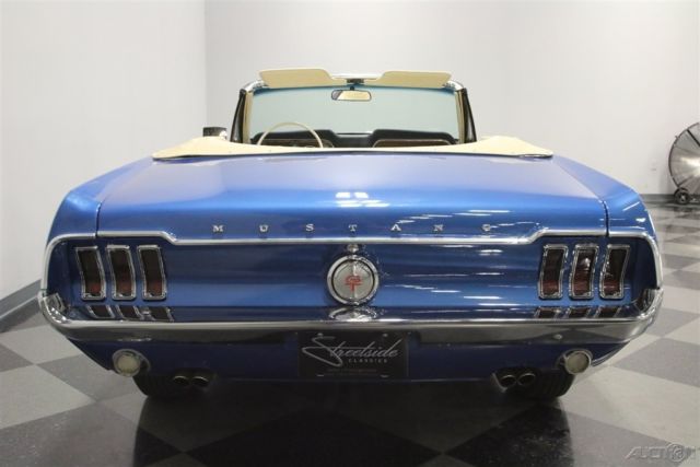 1968 Blue Ford Mustang