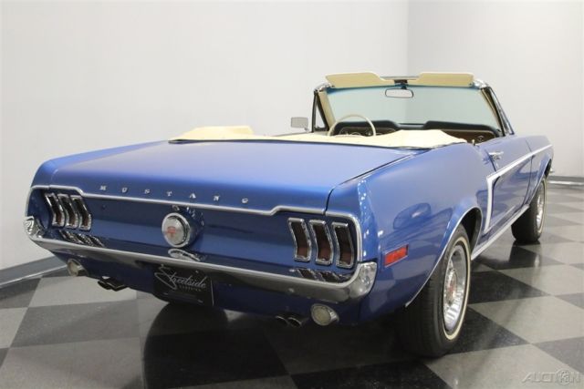 1968 Blue Ford Mustang