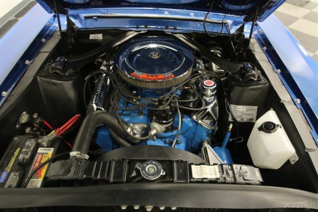 1968 Blue Ford Mustang