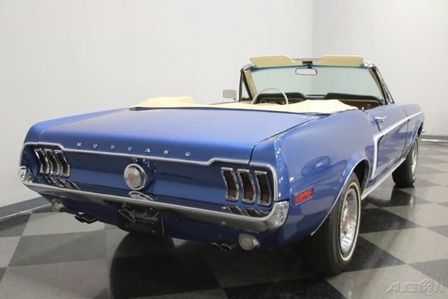 1968 Blue Ford Mustang