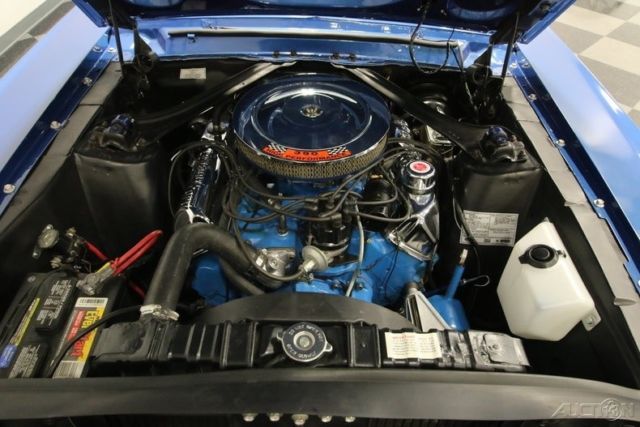 1968 Blue Ford Mustang