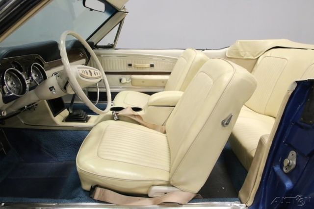 1968 Blue Ford Mustang