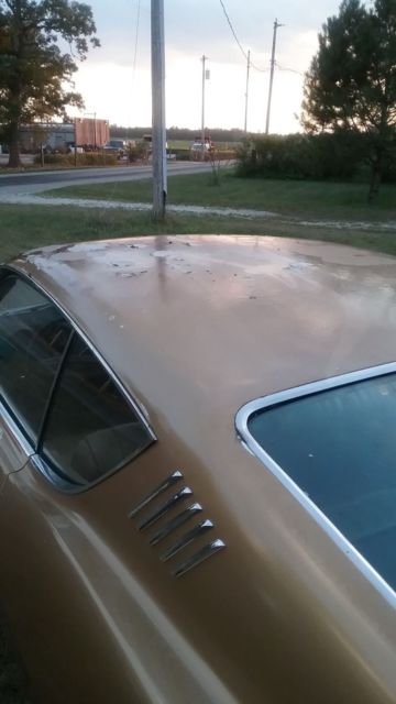 1968 Gold Ford Torino fastback