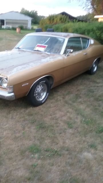 1968 Gold Ford Torino fastback