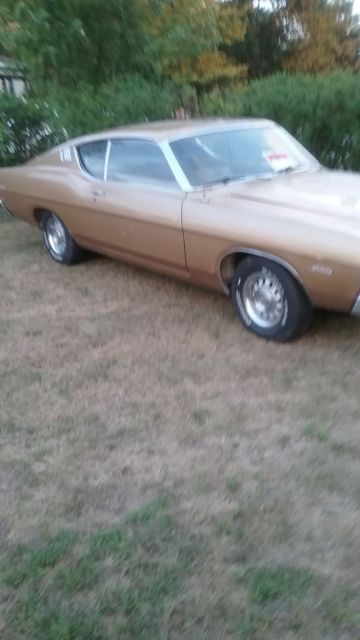1968 Gold Ford Torino fastback