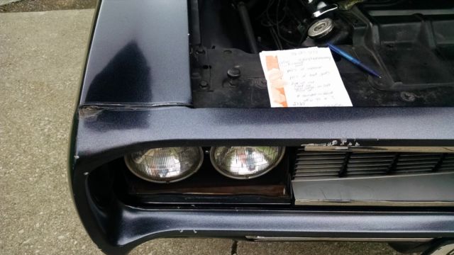 1968 Black Pontiac GTO