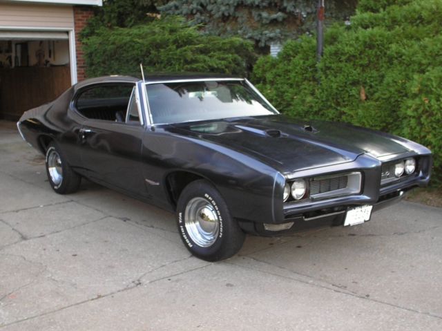 1968 Black Pontiac GTO