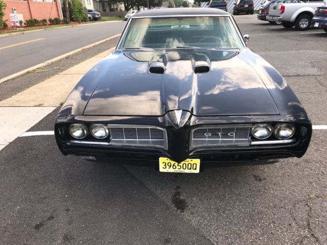 1968 Black Pontiac GTO Coupe
