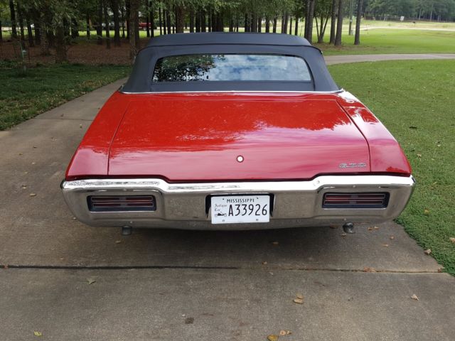 1968 Red Pontiac GTO Convertible