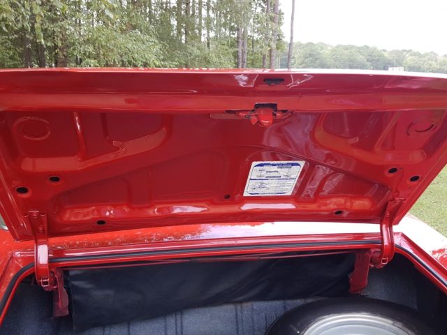 1968 Red Pontiac GTO Convertible