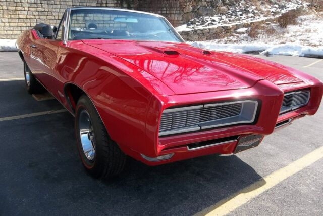 1968 Red Pontiac GTO Convertible