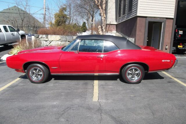 1968 Red Pontiac GTO Convertible