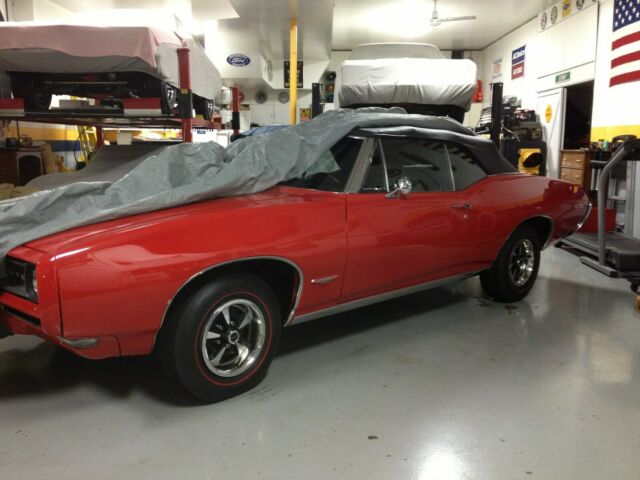 1968 Red Pontiac GTO Convertible
