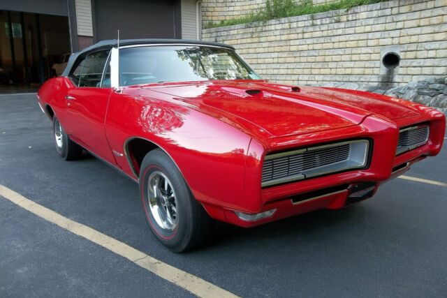 1968 Red Pontiac GTO Convertible