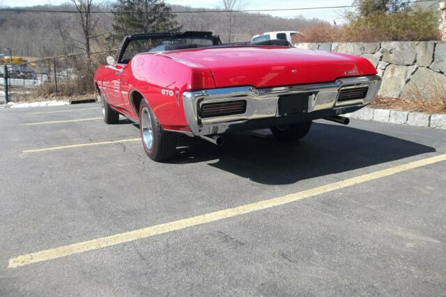 1968 Red Pontiac GTO Convertible