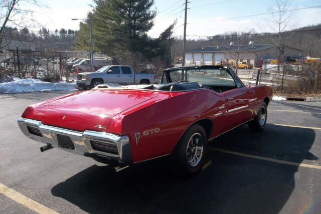 1968 Red Pontiac GTO Convertible