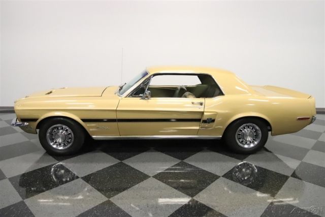 1968 Tan Ford Mustang