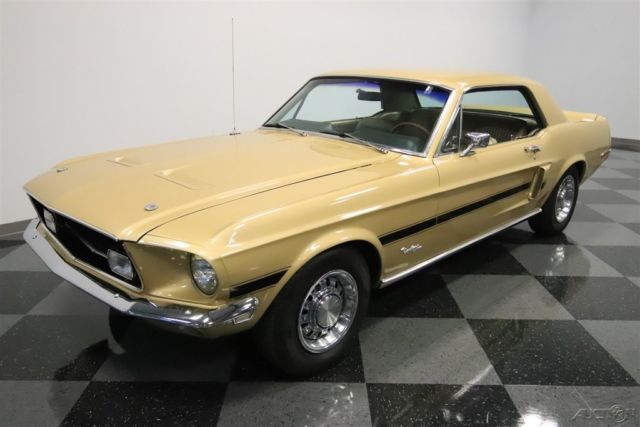 1968 Tan Ford Mustang
