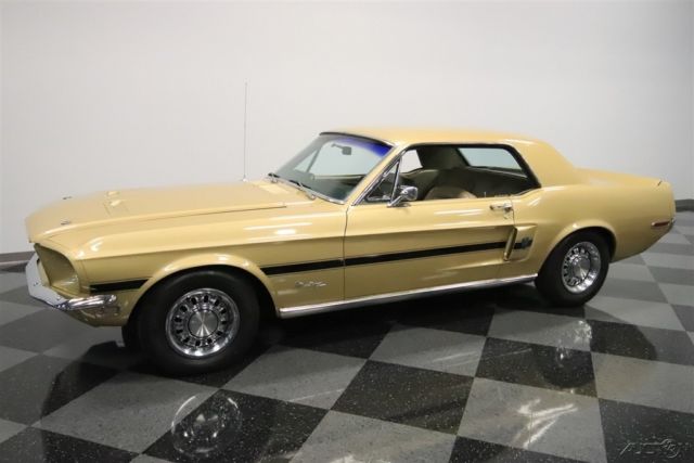1968 Tan Ford Mustang