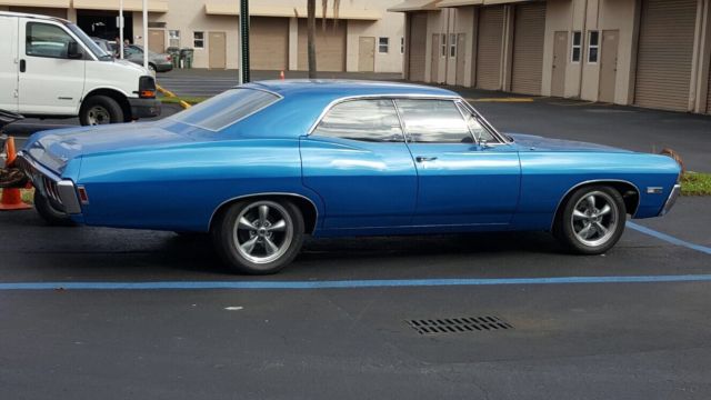 1968 VIPER BLUE Chevrolet Impala Sedan