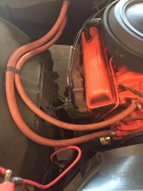 1968 Blue Chevrolet Impala Convertible