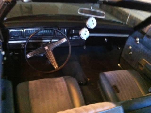 1968 Blue Chevrolet Impala Convertible