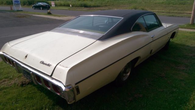 1968 WHITE Chevrolet Impala Coupe