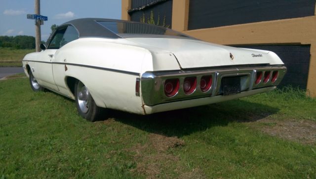 1968 WHITE Chevrolet Impala Coupe