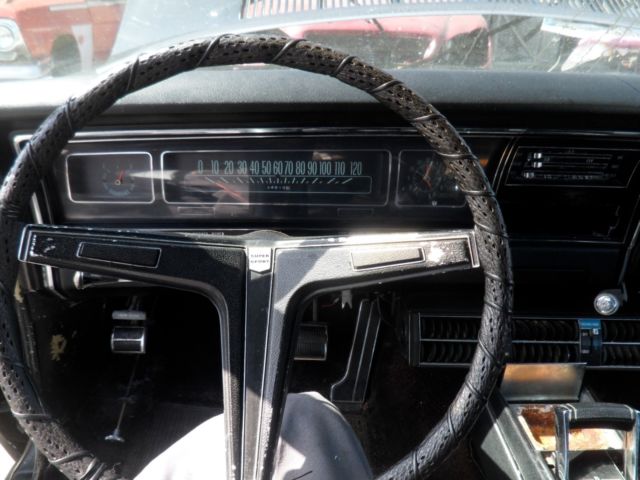 1968 Black Chevrolet Impala Fastback