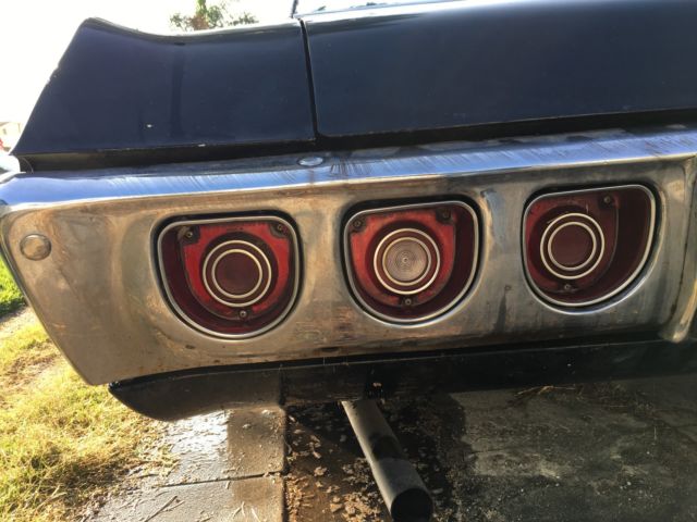 1968 Black Chevrolet Impala Fastback