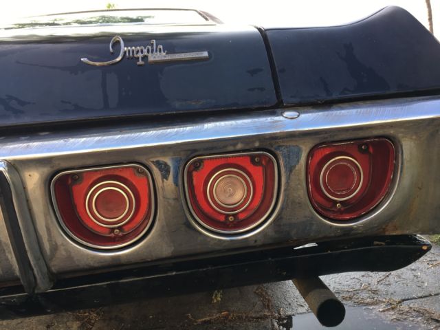 1968 Black Chevrolet Impala Fastback