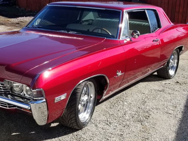 1968 Red Chevrolet Impala Coupe