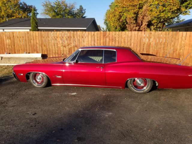 1968 Red Chevrolet Impala Coupe
