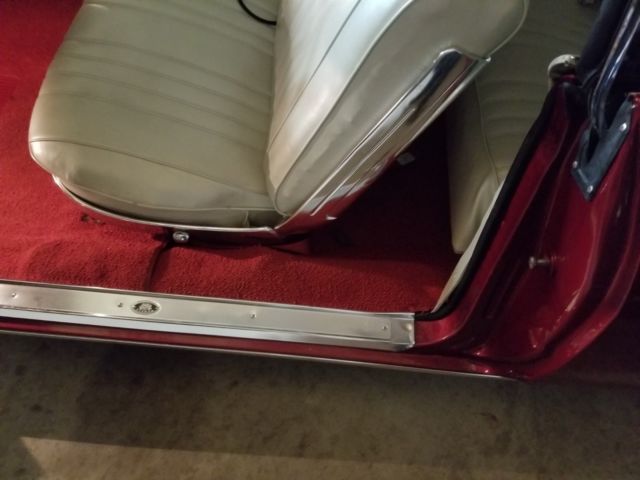 1968 Red Chevrolet Impala Coupe